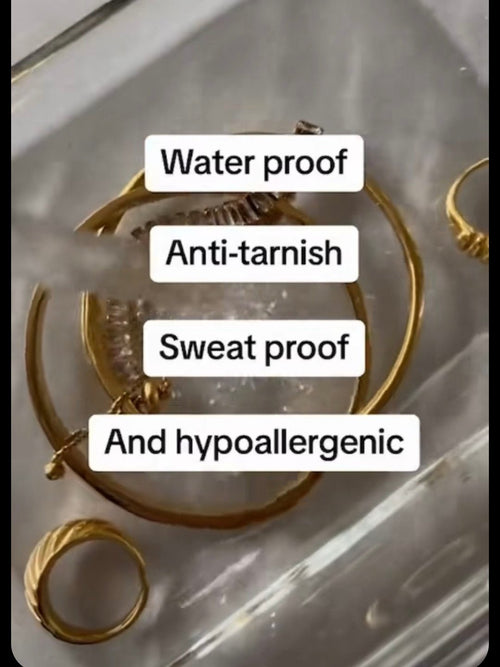 18k gold plated flower bracelet